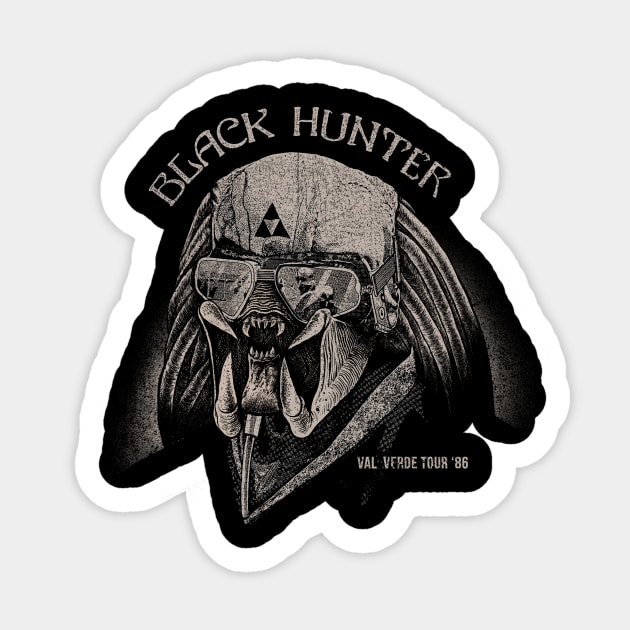 Black Hunter Sticker by RedBug01